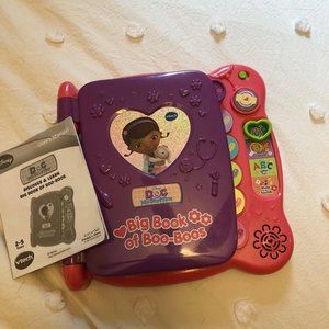 Doc McStuffins V TECH interactive Big Book of Boo Boos with Manual
